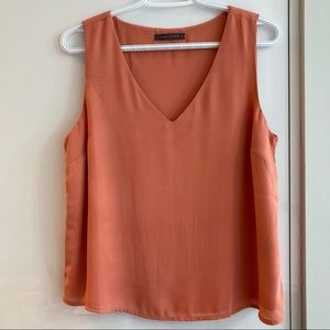 👚Suzy Shier v neck coral tank top👚